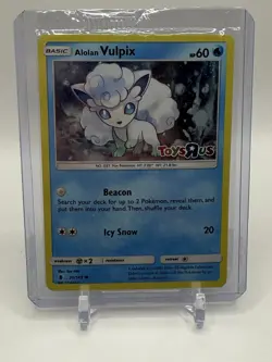 Alolan Vulpix Holo 2017 Pokemon Toys R Us Promo Card (21/145) SEALED - Image 1