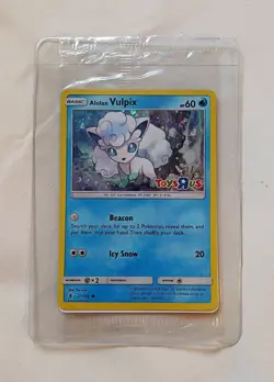 Sealed Alolan Vulpix 21/145 'Toys R Us' stamped Promo Pokemon Card - Image 1