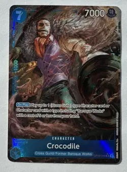 One Piece TCG Crocodile Alt Art SR OP09 #046 Emperors In The New World - Image 1