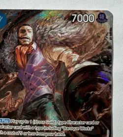 One Piece TCG Crocodile Alt Art SR OP09 #046 Emperors In The New World - Image 3
