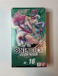 One Piece Tcg Starter Deck ST-16 Uta Green Deck English Brand New With PRB Pack! - Image 1