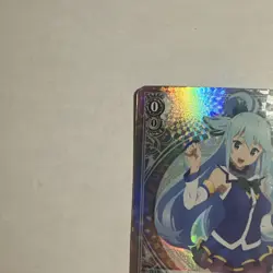 “Troublemaker” Aqua (SR) Foil- Weiss Schwarz Konosuba Re:Edit ENGLISH - Image 2
