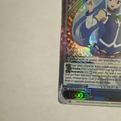 “Troublemaker” Aqua (SR) Foil- Weiss Schwarz Konosuba Re:Edit ENGLISH - Image 3