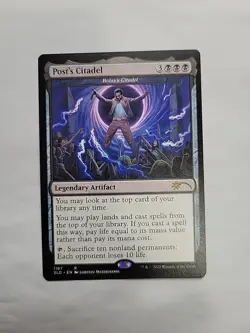 MTG - Post Malone SLD 3 Card Set Post's Citadel, Jet Medallion, Post Son Of Rich - Image 2