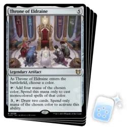 THRONE OF ELDRAINE X4 Wilds Of Eldraine: Commander Magic MTG MINT CARD - Image 1