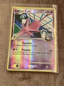 Espeon 18/111 Reverse Holo Pokemon Card Rising Rivals LP- - Image 1