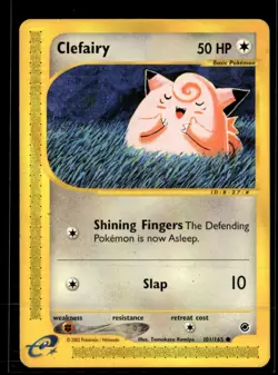 2002 E-Card - Expedition 2 Clefairy Basic/Common #101 - Image 1