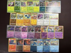30 Pokemon Card Collection TOMOKAZU KOMIYA Artist Reverse Holo & Reg Bundle Lot - Image 1