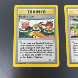 Pokemon Neo Trainer Card Lot - Double Gust Moo-Moo Milk Pokemon March - Image 2