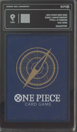 2025 One Piece Chinese Promotional Cards OP07-073 Monkey D. Luffy PCG 9 MINT - Image 2