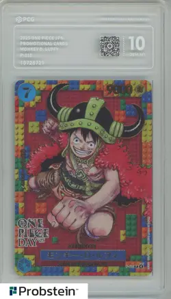 2025 One Piece Japanese TCG Promotional Cards P-110 Monkey D. Luffy PCG 10 - Image 1