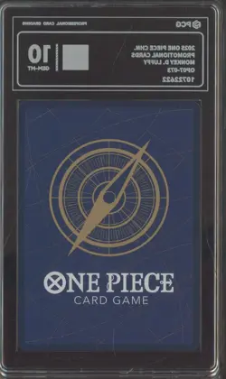 2025 One Piece Chinese Promotional Cards OP07-073 Monkey D. Luffy PCG 10 #A - Image 2