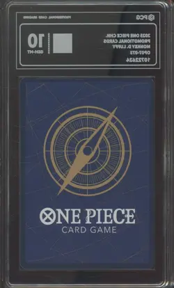 2025 One Piece Chinese Promotional Cards OP07-073 Monkey D. Luffy PCG 10 - Image 2