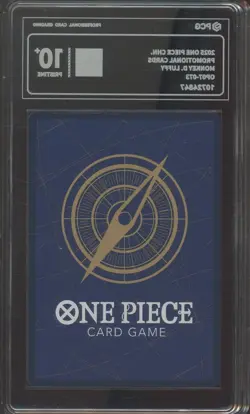 2025 One Piece Chinese Promotional Cards OP07-073 Monkey D. Luffy PCG 10 - Image 2