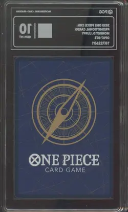 2025 One Piece Chinese Promotional Cards OP07-073 Monkey D. Luffy PCG 10 #D - Image 2