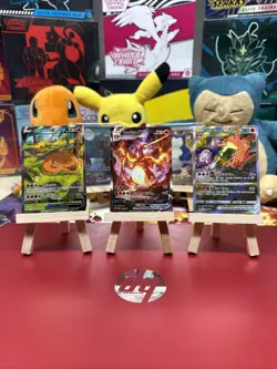 Pokemon Charizard SWSH Black Star Promo Card Set of 3 ⭐plus free bonus card🔥 - Image 3