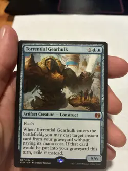 Magic The Gathering KLD Torrential Gearhulk Mythic Card X1 Near Mint MTG - Image 1
