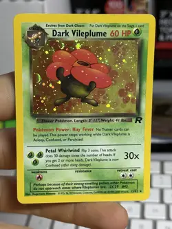 #2 Dark Vileplume 13/82 Team Rocket 2000 Holo Rare WOTC Pokemon Card TCG - Image 3