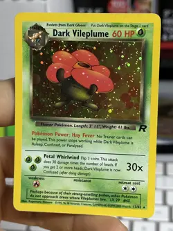 #2 Dark Vileplume 13/82 Team Rocket 2000 Holo Rare WOTC Pokemon Card TCG - Image 4