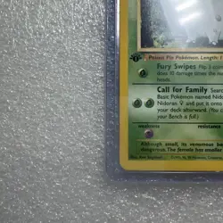 Nidoran 57/64 1st Edition Common Card Jungle Set Mint Condition - Image 5