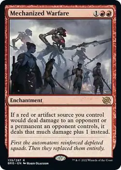 Mechanized Warfare 139 MTG The Brothers' War Rare NP - Image 1