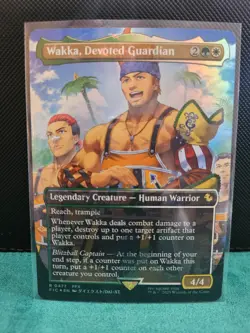 Wakka, Devoted Guardian (477/843) Final Fantasy Commander NM FOIL- Chocobo Track - Image 1