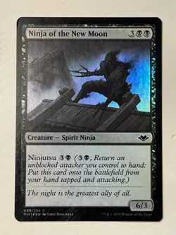 Magic the Gathering MTG Ninja of the New Moon (99) Modern Horizons - Image 1