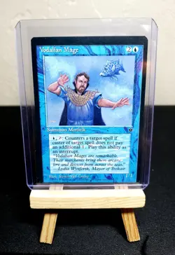 MISPRINT MISSCUT Vodalian Mage | MtG Magic The Gathering Fallen Empires rare - Image 1