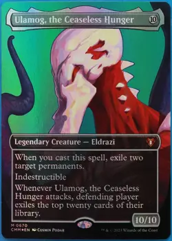 Ulamog the Ceaseless Hunger (Borderless 670) FOIL Commander Masters NM (510893) - Image 1