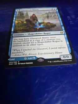 MTG Glasspool Mimic Zendikar Rising NM near min pack fresh edh rogue - Image 1