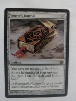 Venser's Journal Scars of Mirrodin MTG NM Free shipping with tracking - Image 1