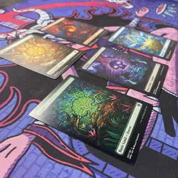 Stained Glass Lands Dominaria United MTG Set of 5 (1 Each) - Image 2