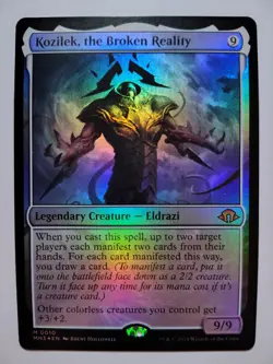 MTG Kozilek, the Broken Reality FOIL Modern Horizons 3 Mythic Rare NM-M x1 - Image 1