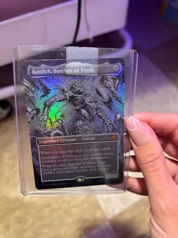 Kozilek, Butcher of Truth (Borderless) Double Masters Foil, Magic the Gathering - Image 3