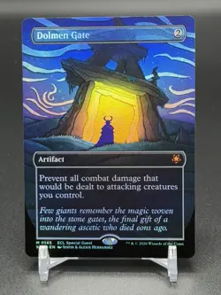 MTG Lorwyn Eclipsed ~ Dolmen Gate (Borderless) Special Guest FOIL #145 - Image 1