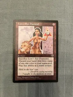 Lion's Eye Diamond - MTG - near mint (minor edge and corner wear) - Image 1