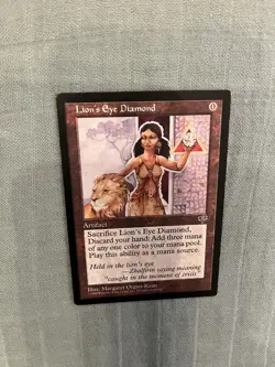 Lion's Eye Diamond - MTG - near mint (minor edge and corner wear) - Image 3