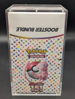 Pokemon 151 SV3.5 Booster Bundle Display Factory Sealed Case W/Acrylic Case - Image 1