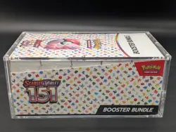 Pokemon 151 SV3.5 Booster Bundle Display Factory Sealed Case W/Acrylic Case - Image 3