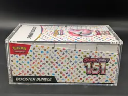 Pokemon 151 SV3.5 Booster Bundle Display Factory Sealed Case W/Acrylic Case - Image 5