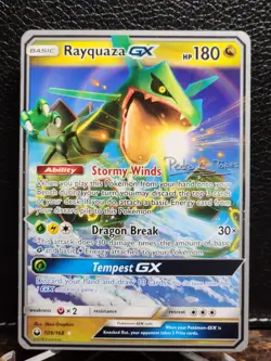 Pokemon Basic Rayquaza GX World Championships 2018 Regular 109/168 ** - Image 1