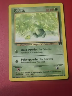 Pokemon TCG | Oddish 63/82 | Common | Team Rocket | Moderately Played - Image 1