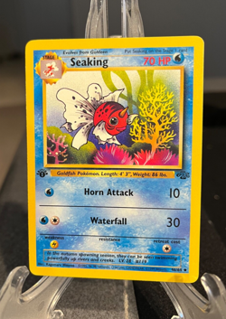 SEAKING Pokemon 1st Edition 46/64 1999 WOTC - Image 1