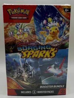 Pokemon TCG Scarlet & Violet Surging Sparks Booster Bundle Factory Sealed New - Image 1