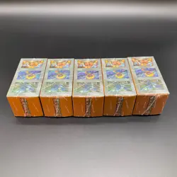 Lot of (5) Pokemon TCG Korean Clay Burst sv2D Booster Boxes SEALED - Image 3