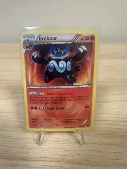 Emboar Holo Secret Rare BW Pokemon Next Destinies 100/99 MP+ - Image 1