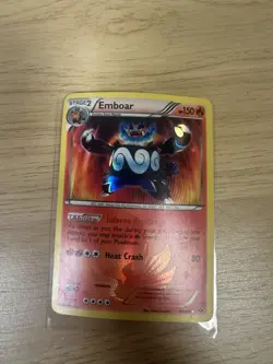 Emboar Holo Secret Rare BW Pokemon Next Destinies 100/99 MP+ - Image 3