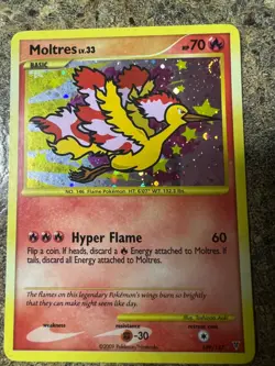 2009 Moltres 149/147 Supreme Victors Holo Secret Rare Pokemon TCG Basic 70HP - Image 3