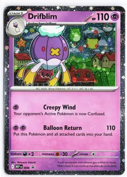 Pokemon Drifblim - Promo Holo MEP 006 NM - Image 1