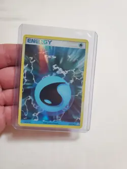 Pokemon TCG- Water Energy- 107/110- Holo Rare- Holon Phantoms- LP - Image 1